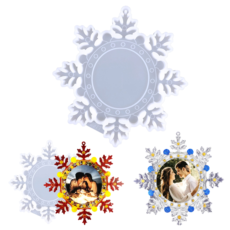 Resin Art Frame - Christmas Photo Picture Frame Epoxy Resin