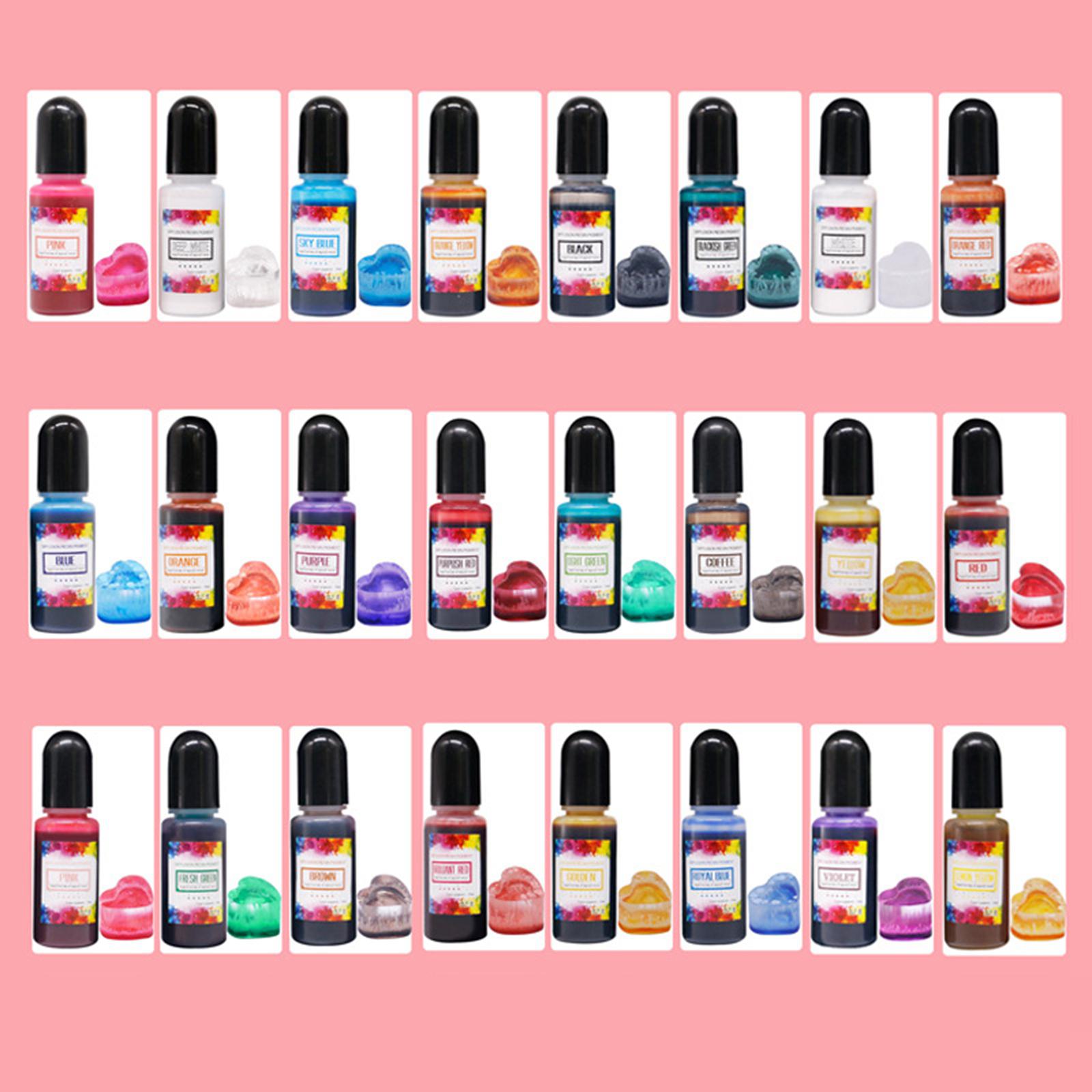 24Pcs Alcohol Inks Epoxy Resin - Resin Pigment Alcohol Ink recension och pris
