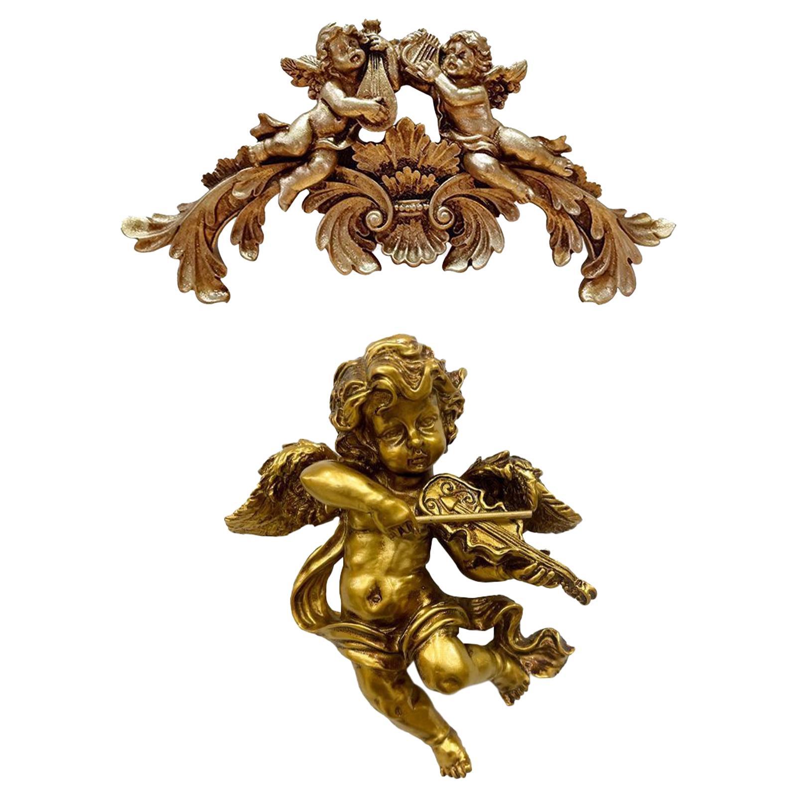 Angel Wall Sculpture Home Deco - Resin Art Gift For Birthday recension och pris