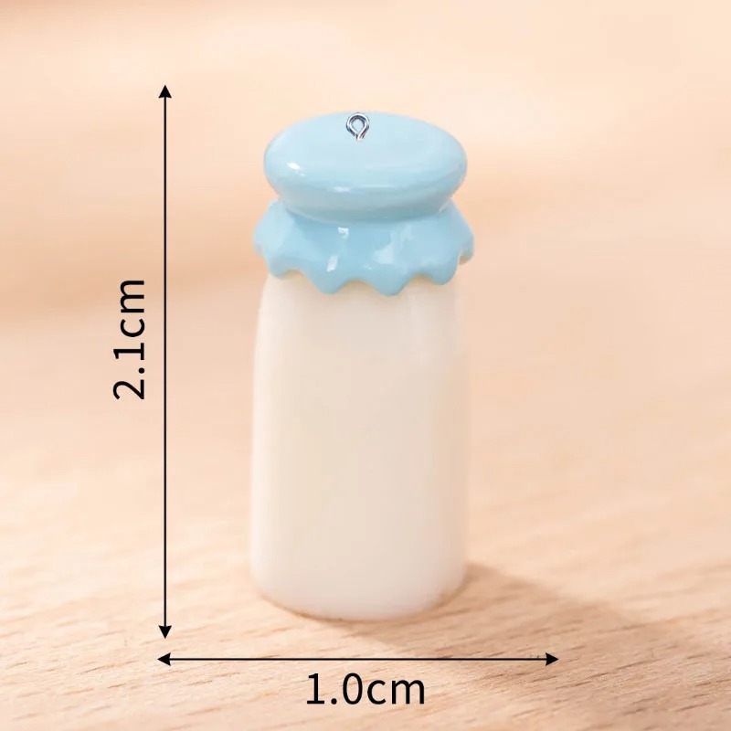 10Pcs Mini Milk Bottle Resin C - Resin Art Bracelet recension och pris