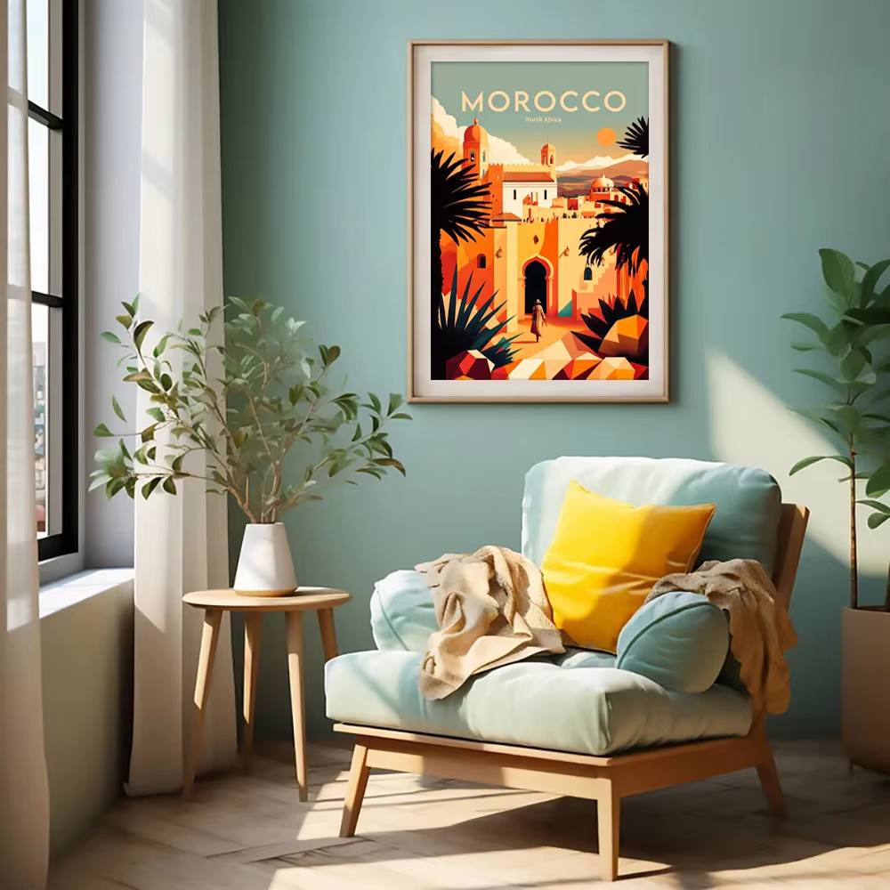 Boho Cartoon Farm Posters Prin - Resin Art Of Flowers recension och pris